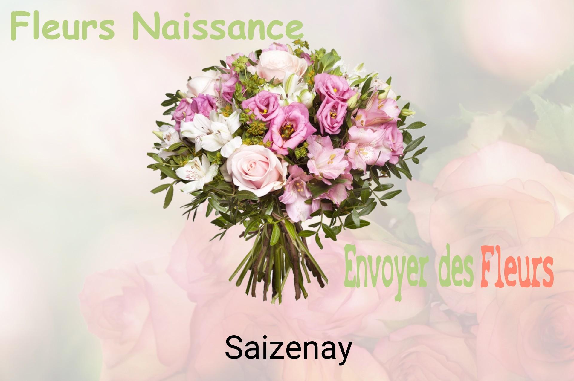 Bouquet de fleurs de naissance livré à Saizenay